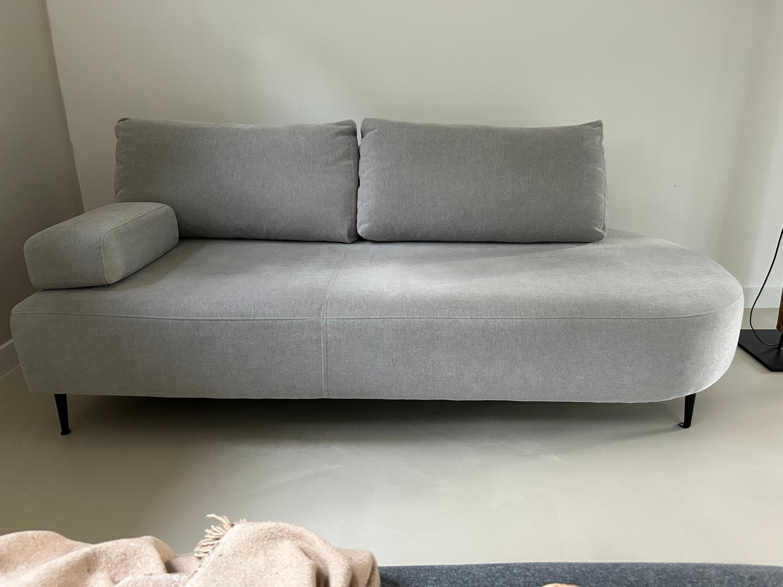 Zitmaxx Caine bank sofa licht grijs zo goed als nieuw, Ophalen, Tweepersoons, 75 tot 100 cm, Zo goed als nieuw