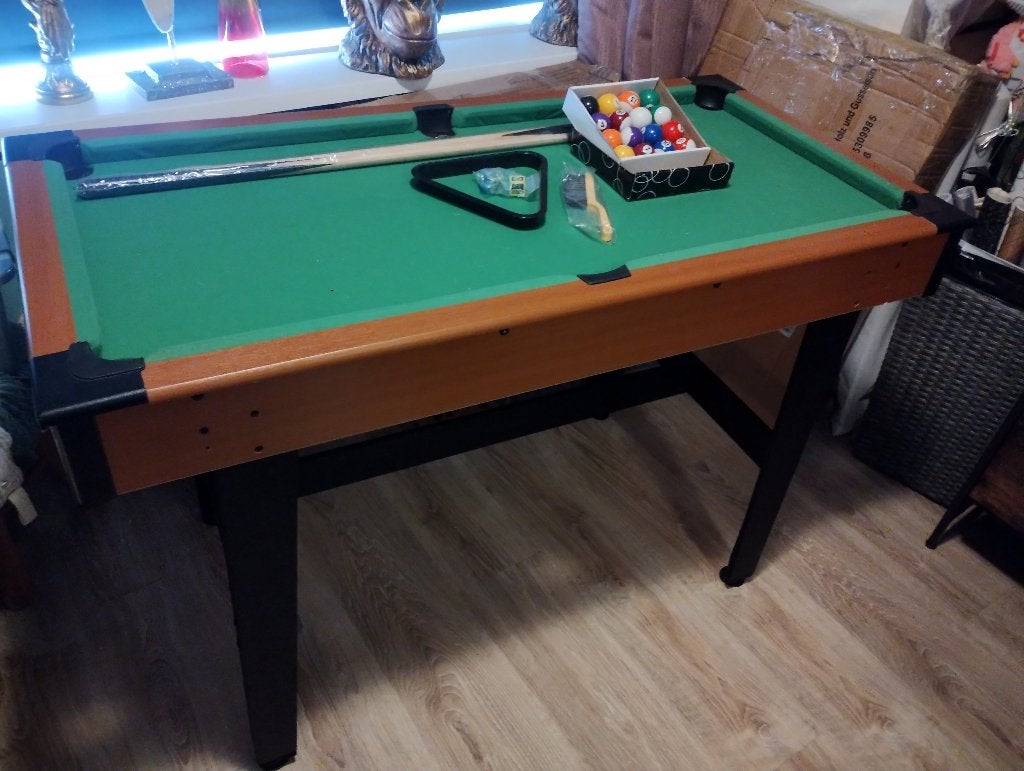 tafelbiljard met onderstel, Ophalen, Gebruikt, Biljarttafel