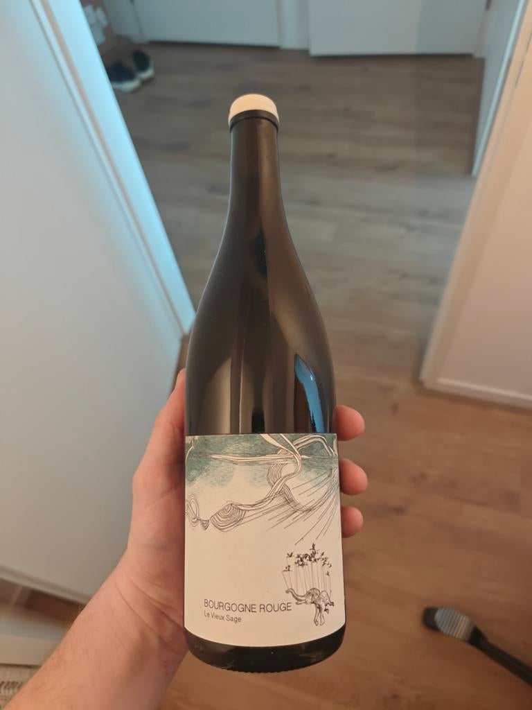 Les Horees - Bourgogne Rouge Le Vieux Sage Rode Wijn, Verzamelen, Wijnen, Ophalen of Verzenden, Nieuw, Frankrijk, Rode wijn