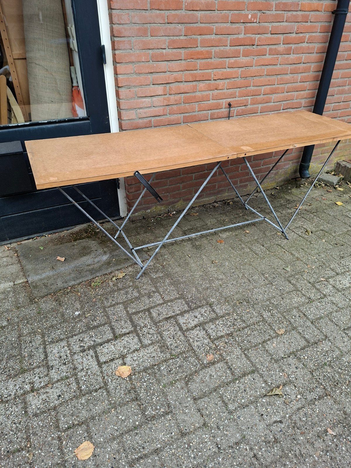 Mooie grote behangtafel 200 x 59 cm, Ophalen, By-henk.nl, Overige typen, Gerrit mouwweg 91 8075AH Elspeet