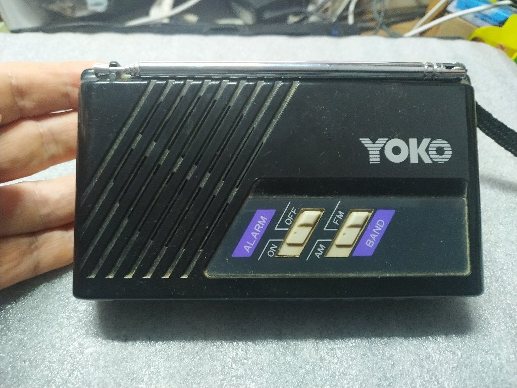 YOKO CR-223 mini radio, Ophalen of Verzenden, Gebruikt