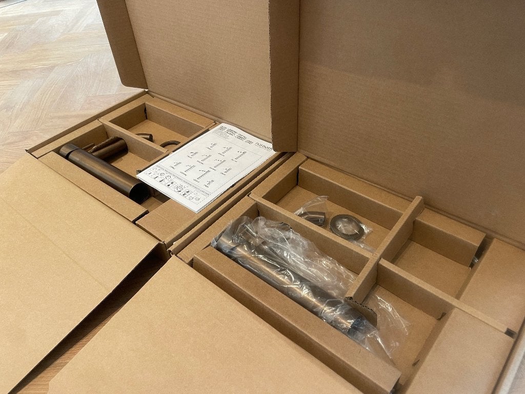 2x Hotbath Cobber wastafelkraan - verouderd messing - nieuw, Doe-het-zelf en Verbouw, Sanitair, Ophalen of Verzenden, Nieuw, Kraan
