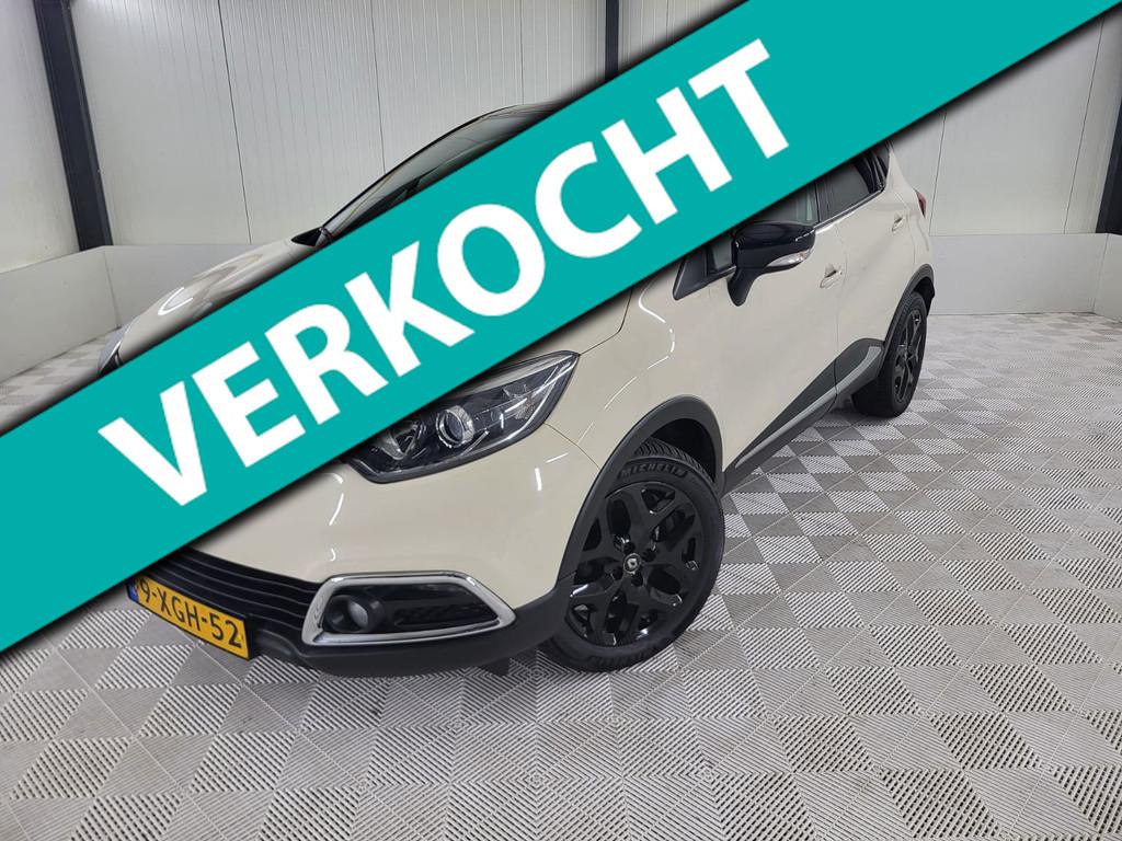 Renault Captur 0.9 TCe Dynamique, Trekhaak, Navigatie, Voorwielaandrijving, Stof, Gebruikt, Zwart