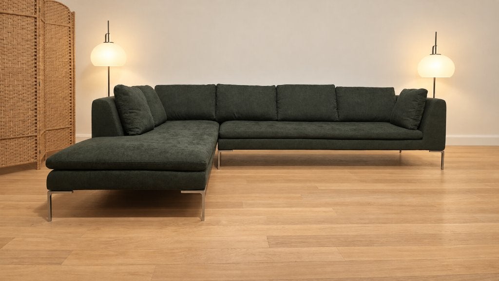 NIEUW B&B Italia Charles Hoekbank + GARANTIE | NP €17.500, Hoekbank, Www.designplaats.nl, B&B Italia, Vierpersoons of meer