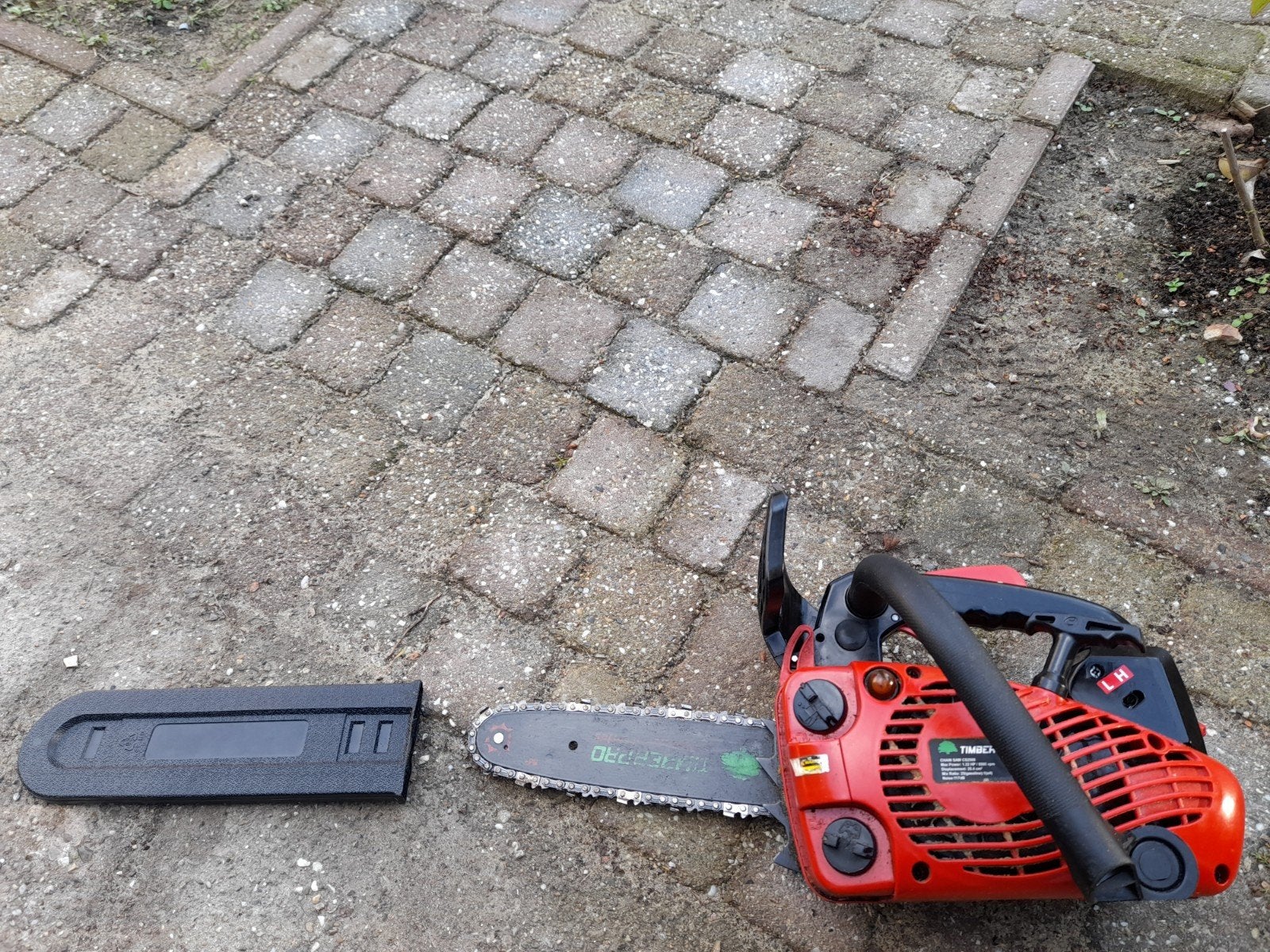 Timberpro kettingzaag met accessoires, Tuin en Terras, Ophalen of Verzenden, Gebruikt, Timberpro