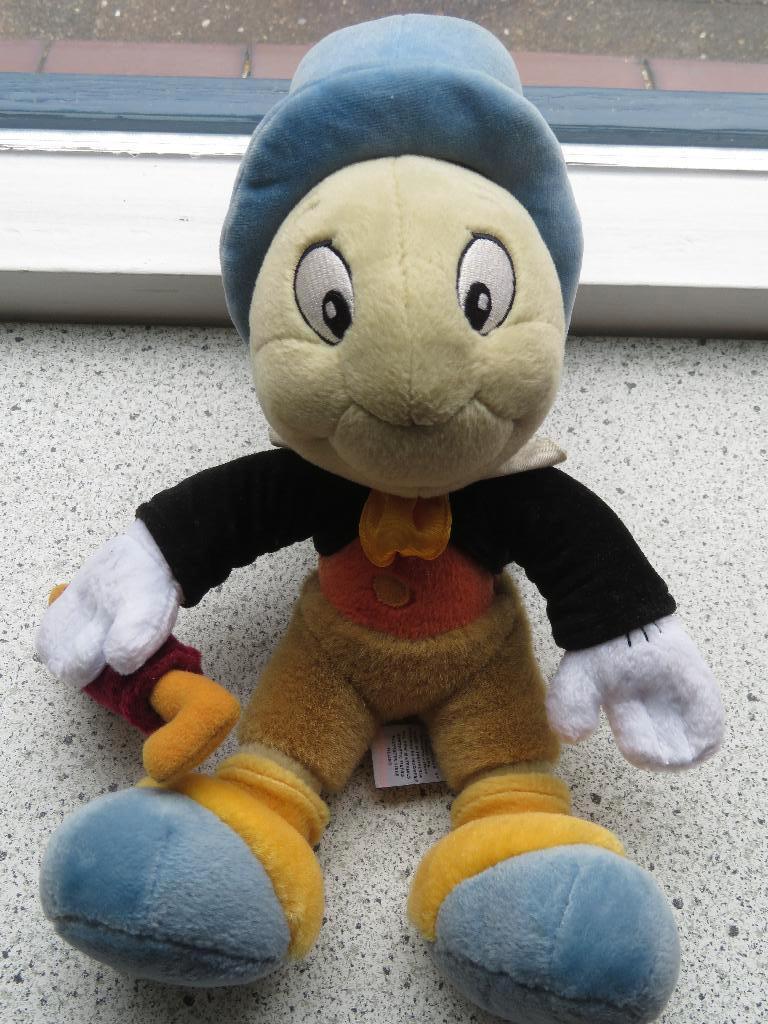Japie Krekel Disney Classics merk Trudi Spa van Pinokkio, Ophalen of Verzenden, Peter Pan of Pinokkio, Gebruikt, Knuffel