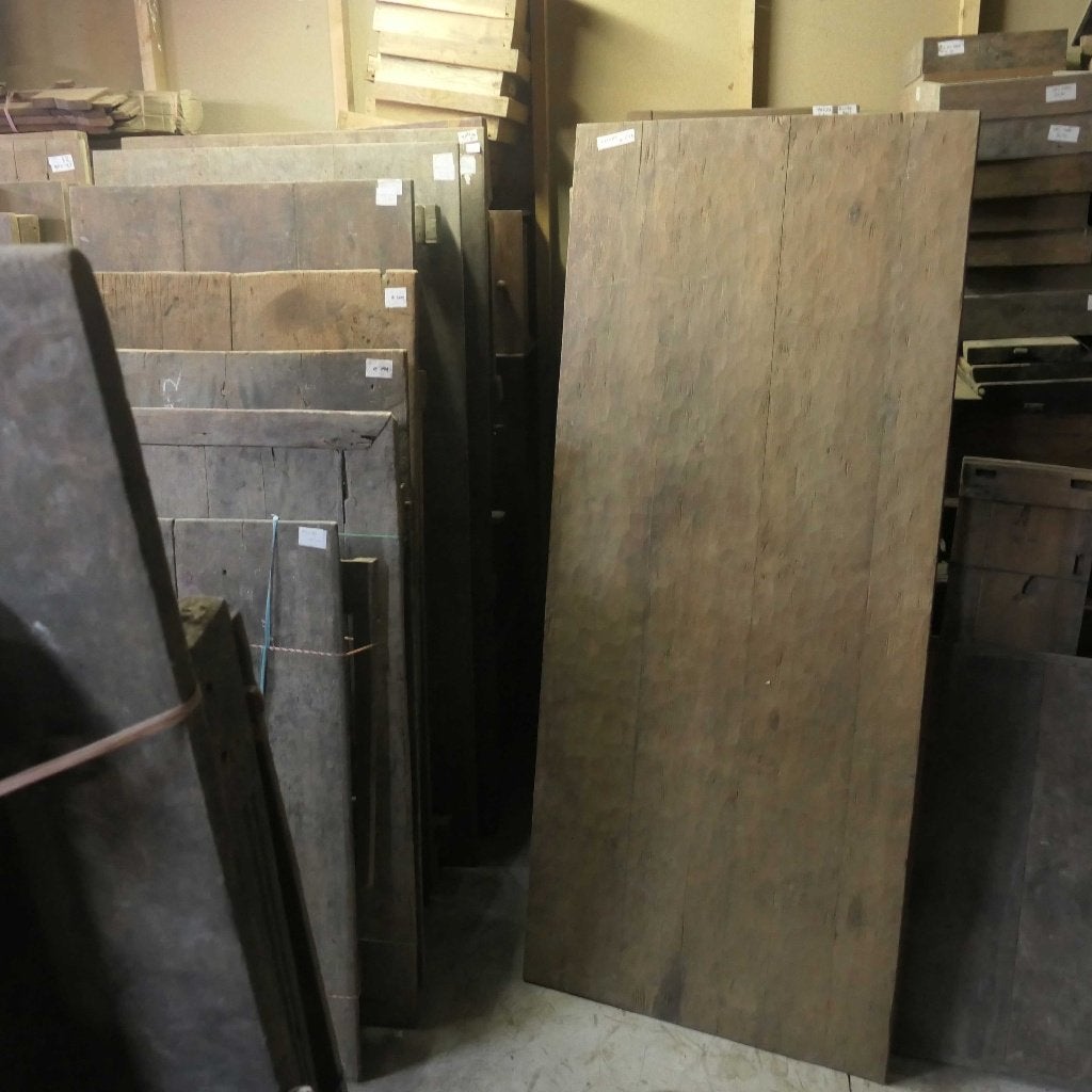 SALE landelijke tafel, gedisseld blad 200x85 teak hout TX30, Ophalen of Verzenden