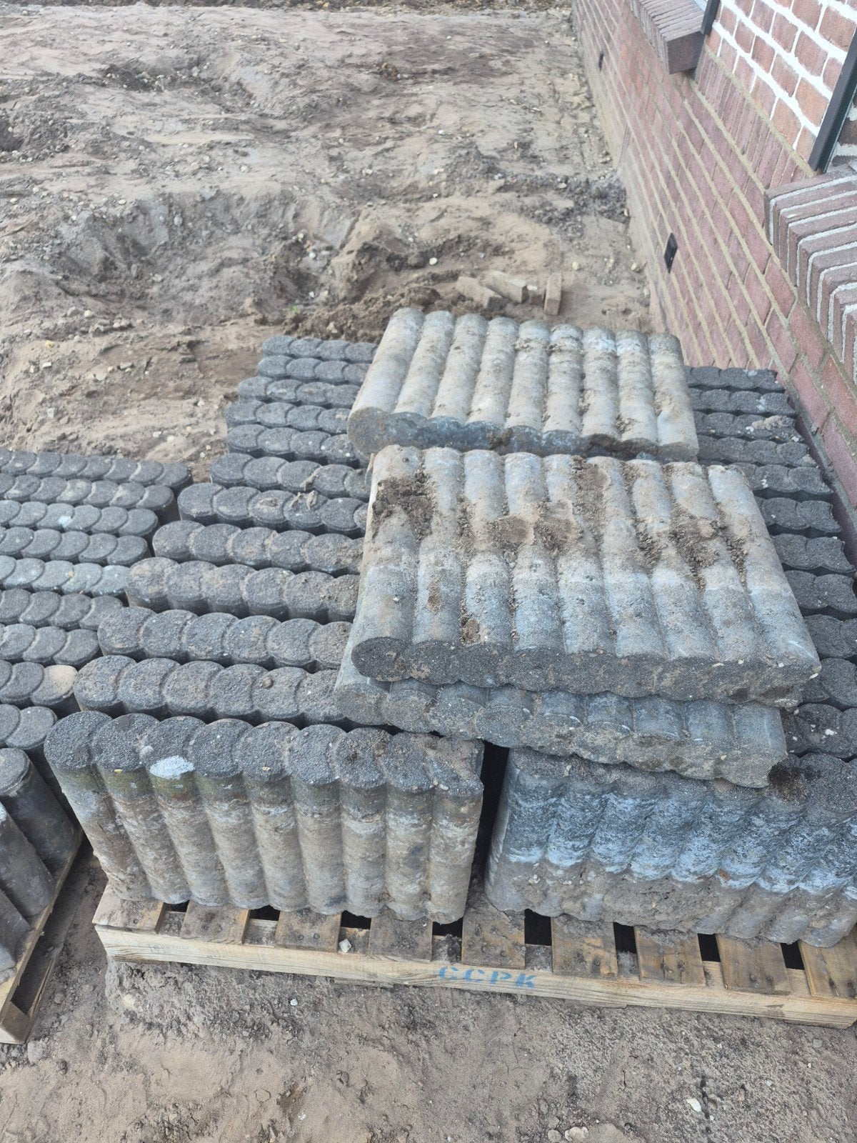 Palisades antraciet (35 cm hoog), Ophalen, Gebruikt, 25 tot 50 cm, Overige typen