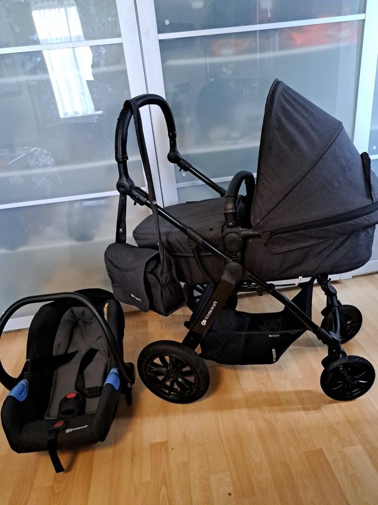 Kinderkraft 3-in-1 Combiwagen - Zo goed als nieuw, Overige merken, Met autostoeltje, Ophalen of Verzenden, Zo goed als nieuw