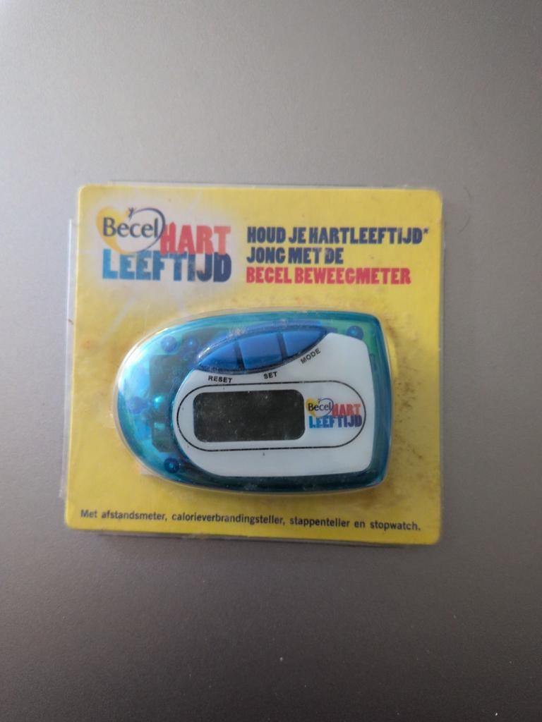 Becel stappenteller, afstandsmeter, caloriemeter, nieuw, Sport en Fitness, Ophalen of Verzenden, Nieuw