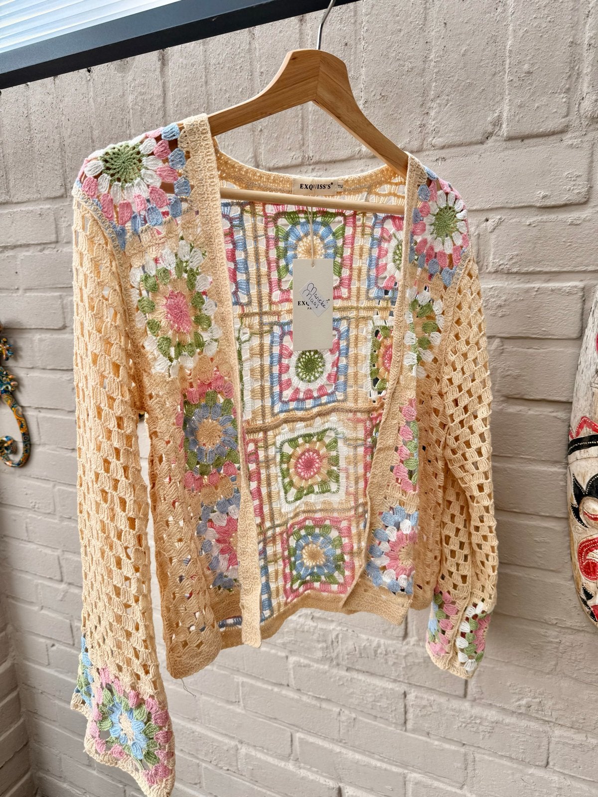 Pastel geel gehaakt vest - Nieuw met prijskaartje, Kleding | Dames, Ophalen of Verzenden, Nieuw, Maat 42/44 (L), Geel
