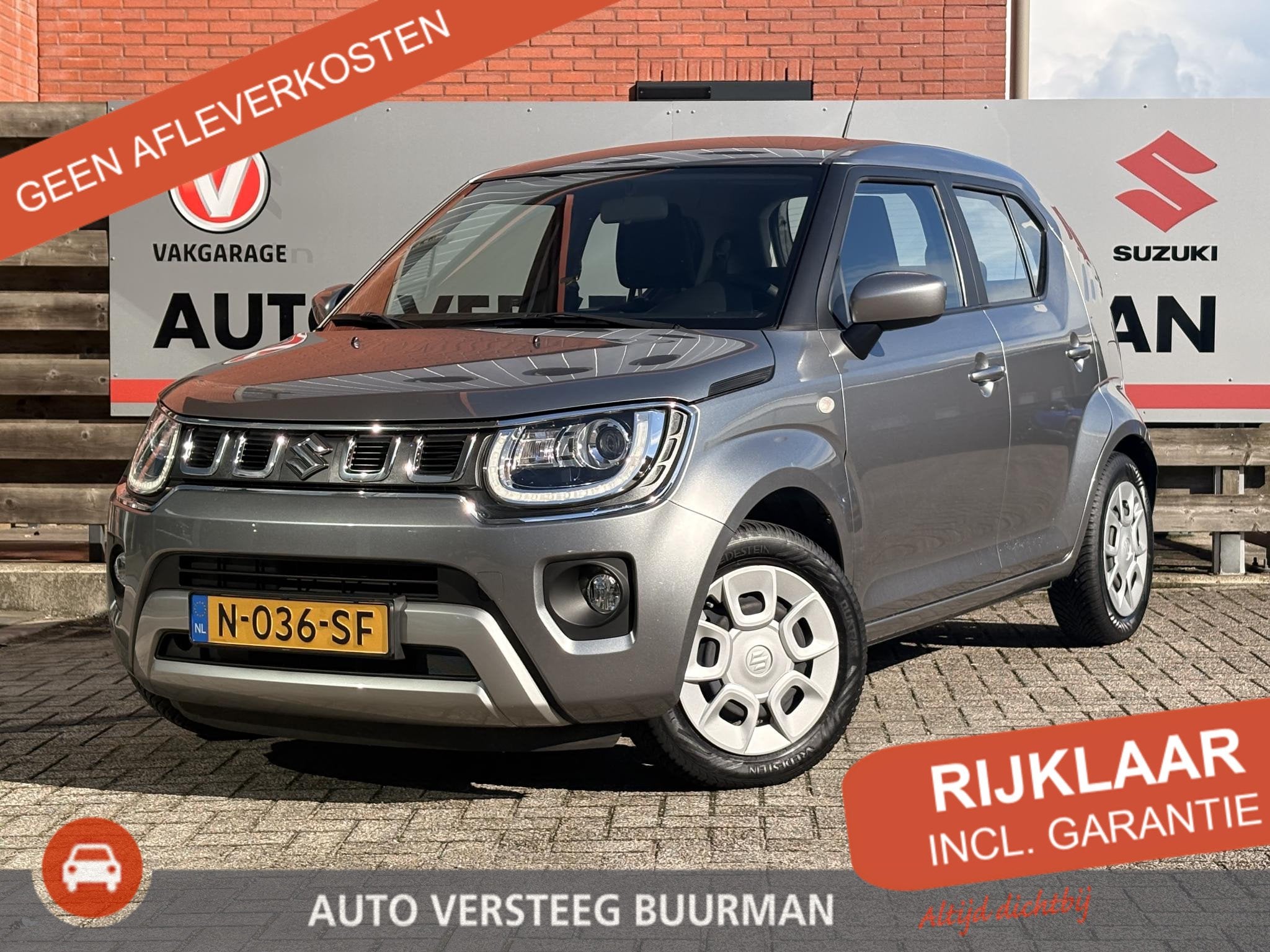 Suzuki Ignis 1.2 Smart Hybrid Comfort Airco | Elektrische Ra, Voorwielaandrijving, 83 pk, Stof, Gebruikt