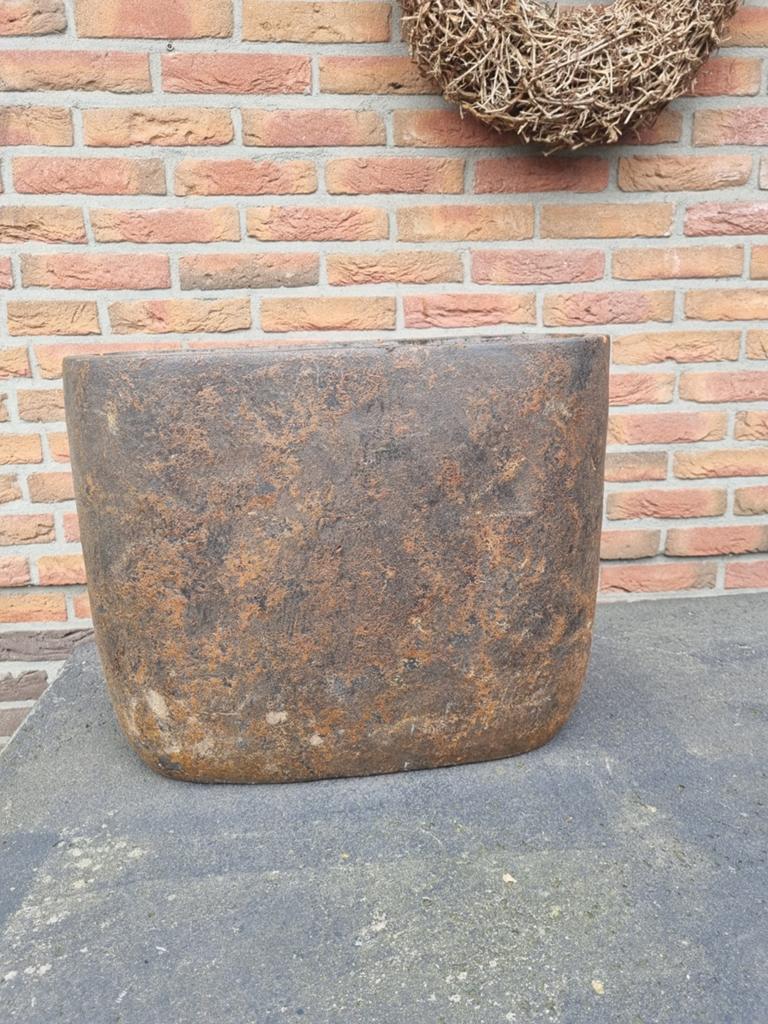 Boempot Still, Tuin en Terras, Bloembakken en Plantenbakken, Ophalen, Rond, Steen, Minder dan 30 cm