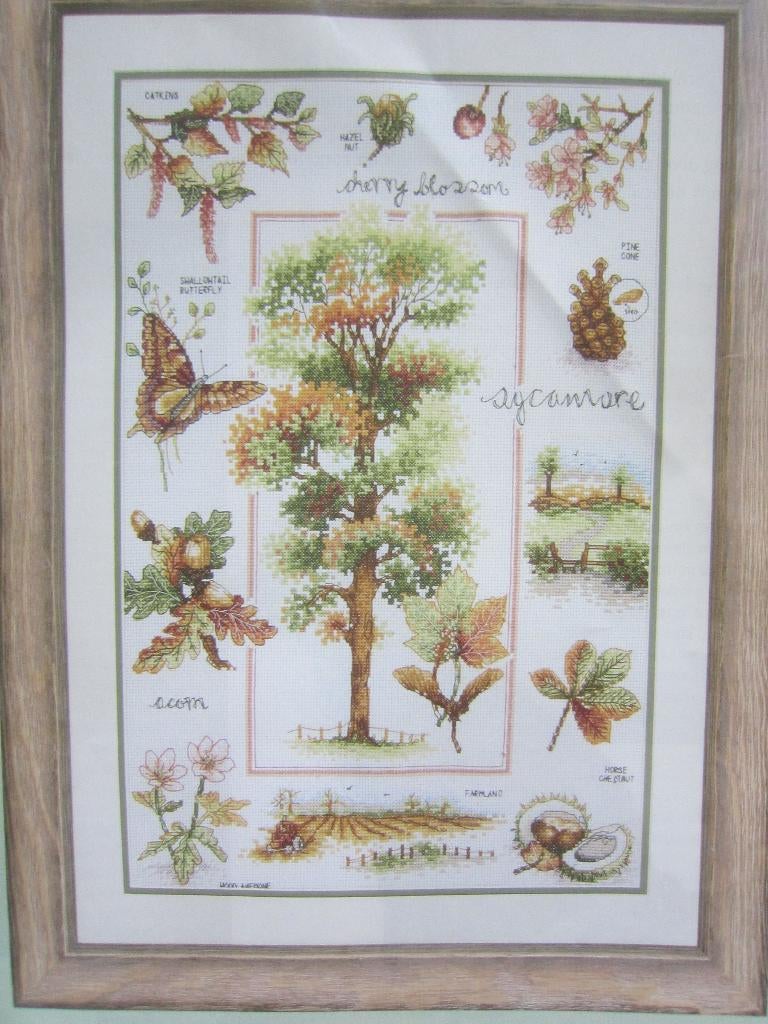 borduurpatroon LanArte van Marjolein Bastin herfstdagen boom, Ophalen of Verzenden, Zo goed als nieuw, Handborduren, Patroon
