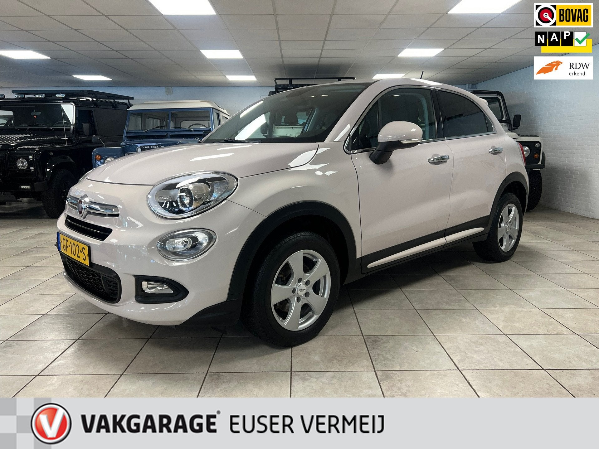 Fiat 500 X 1.4 Turbo MultiAir Lounge Climate control, Naviga, Voorwielaandrijving, Dealer onderhouden, Gebruikt, 4 cilinders