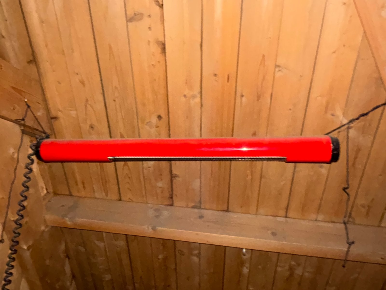 TL-buis lampen, rood zwart en wit, Huis en Inrichting, Wit, Overige merken, Gebruikt, G13 (TL)