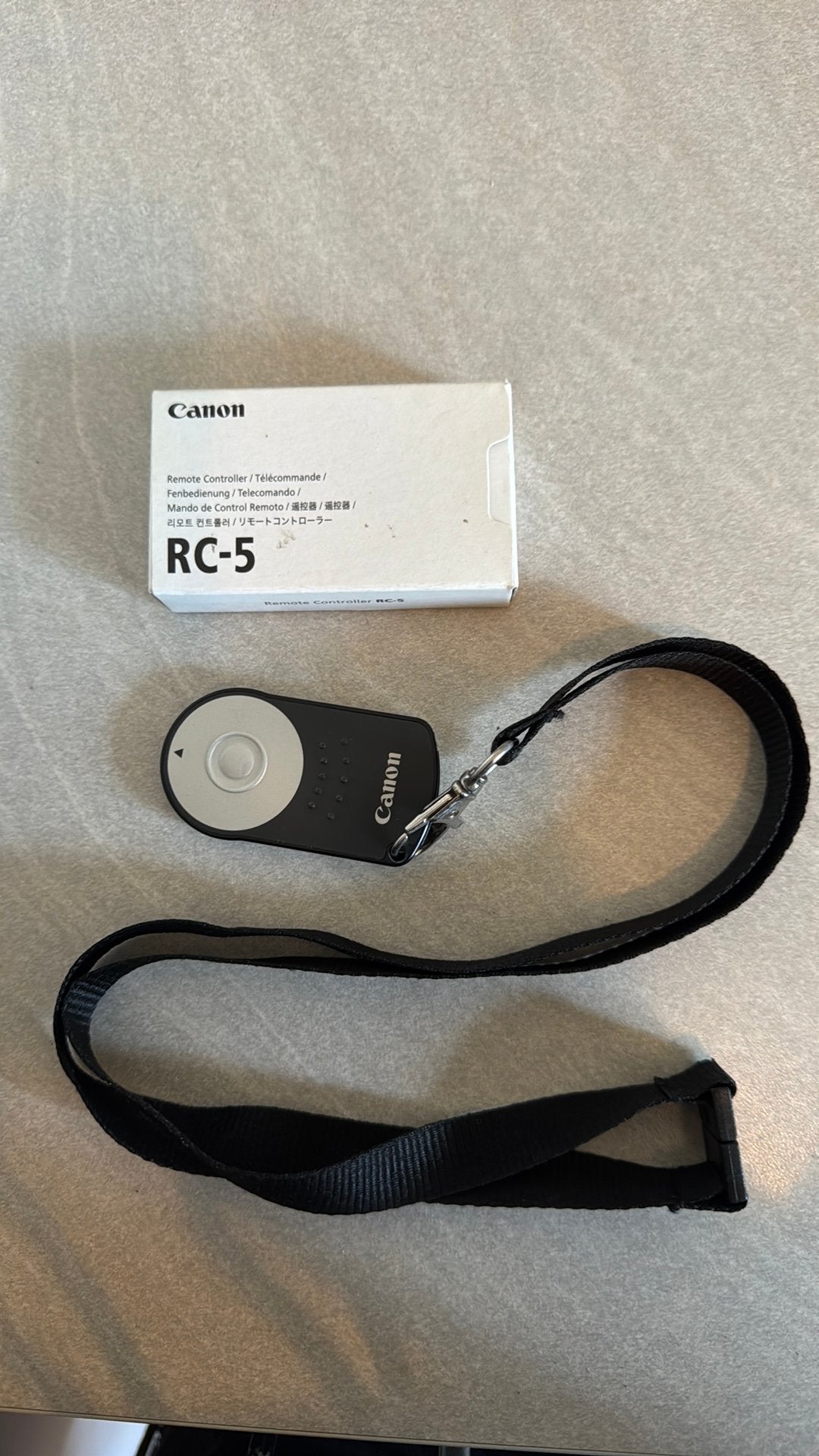 Canon afstandsbediening RC-5, Ophalen of Verzenden, Zo goed als nieuw
