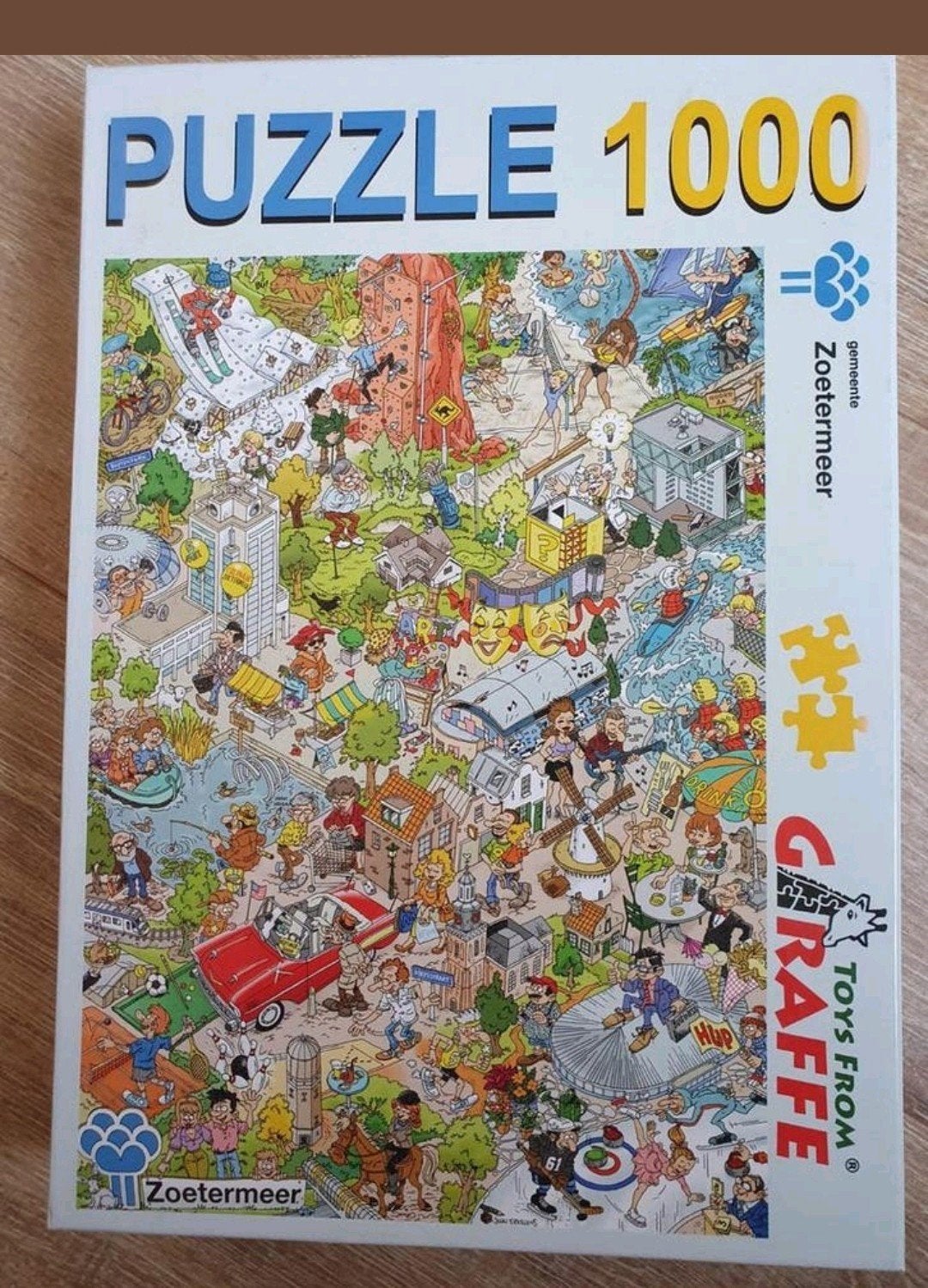 Puzzel 1000 stukjes Gemeente Zoetermeer, Ophalen of Verzenden, 500 t/m 1500 stukjes, Nieuw, Legpuzzel