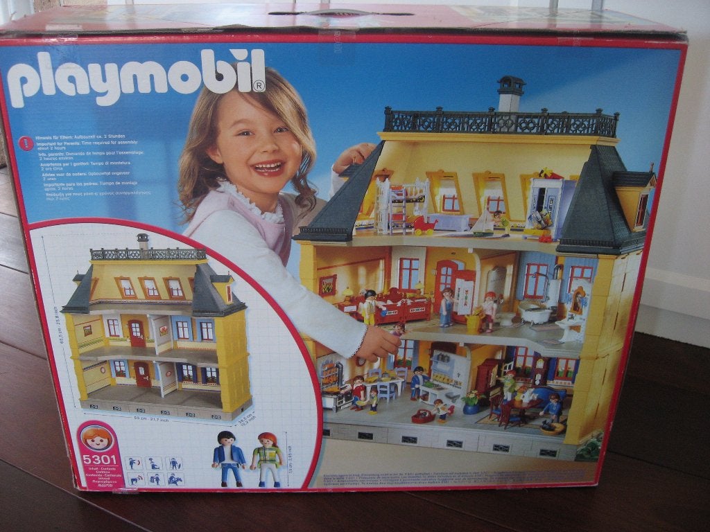 nieuw Playmobil poppenhuis met trappen, 5301 incl. doos, Kinderen en Baby's, Speelgoed | Playmobil, Gebouw, Nieuw, Complete set