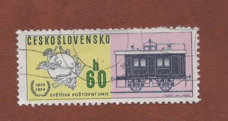 Treinen - Ceskoslovensko - 1224 (2) - gebr, Ophalen of Verzenden, Gestempeld, Treinen