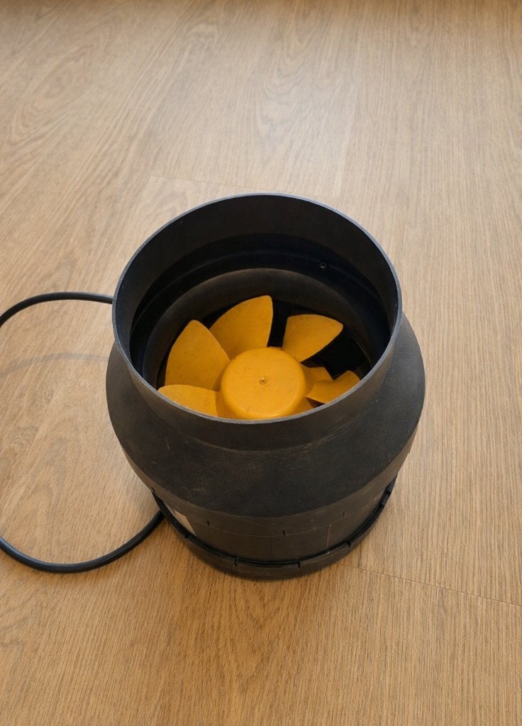 Ruck Buisventilator 125mm, Ophalen of Verzenden, Gebruikt, Ventilator en Afzuiger