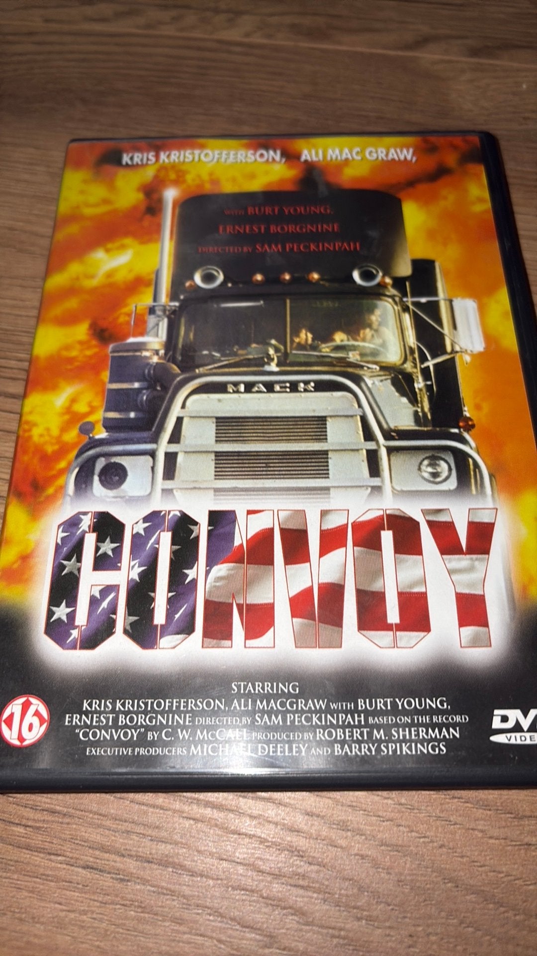 Convoy met Kris Kristofferson van Sam Peckinpah., Cd's en Dvd's, Dvd's | Actie, Vanaf 16 jaar, Ophalen of Verzenden, Zo goed als nieuw