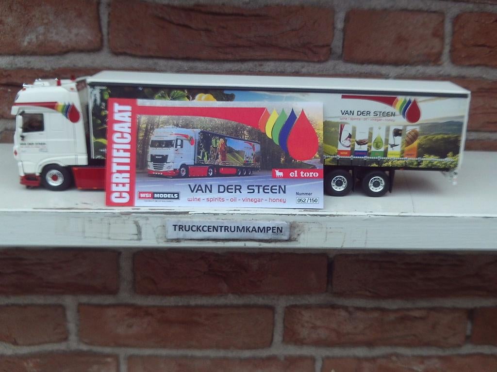 WSI  Daf  XF  Super  Space  Cab  van  der  Steen., Hobby en Vrije tijd, Modelauto's | 1:50, Ophalen of Verzenden, Nieuw, Bus of Vrachtwagen