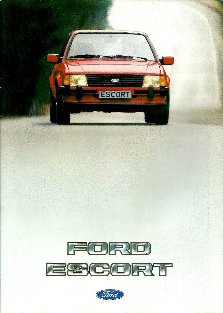 Folder Ford Escort 1982, Ophalen of Verzenden, Gelezen, Ford