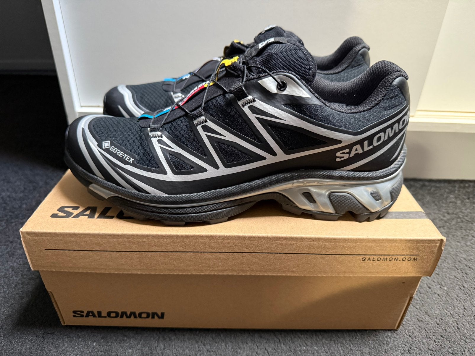 Salomon XT-6 GTX, Zwart, Ophalen of Verzenden, Sneakers of Gympen, Zo goed als nieuw