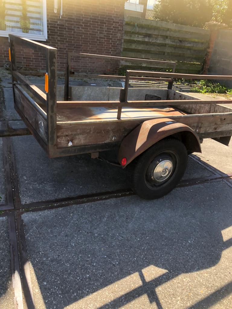 Aanhangwagen, Ophalen, Gebruikt
