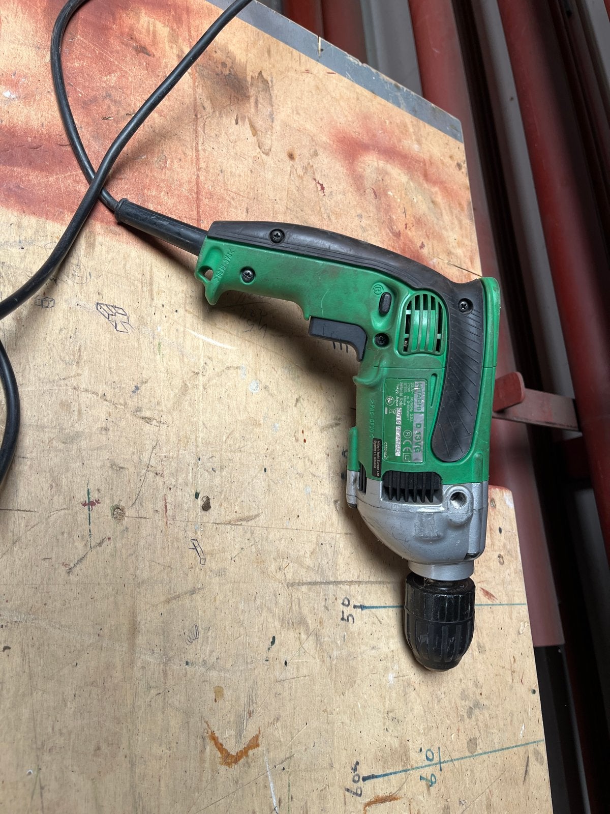 Hitachi D13VG Boormachine - Krachtig en Betrouwbaar, Ophalen, Gebruikt, Boormachine