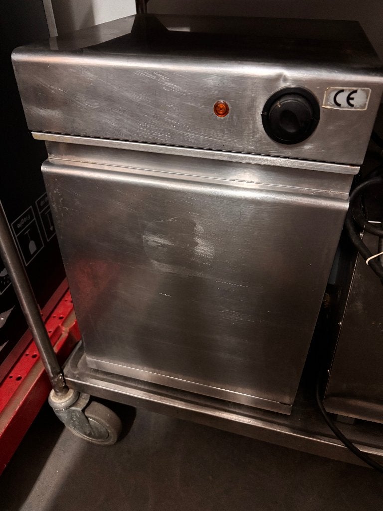 warmhoud kast RVS, Ophalen