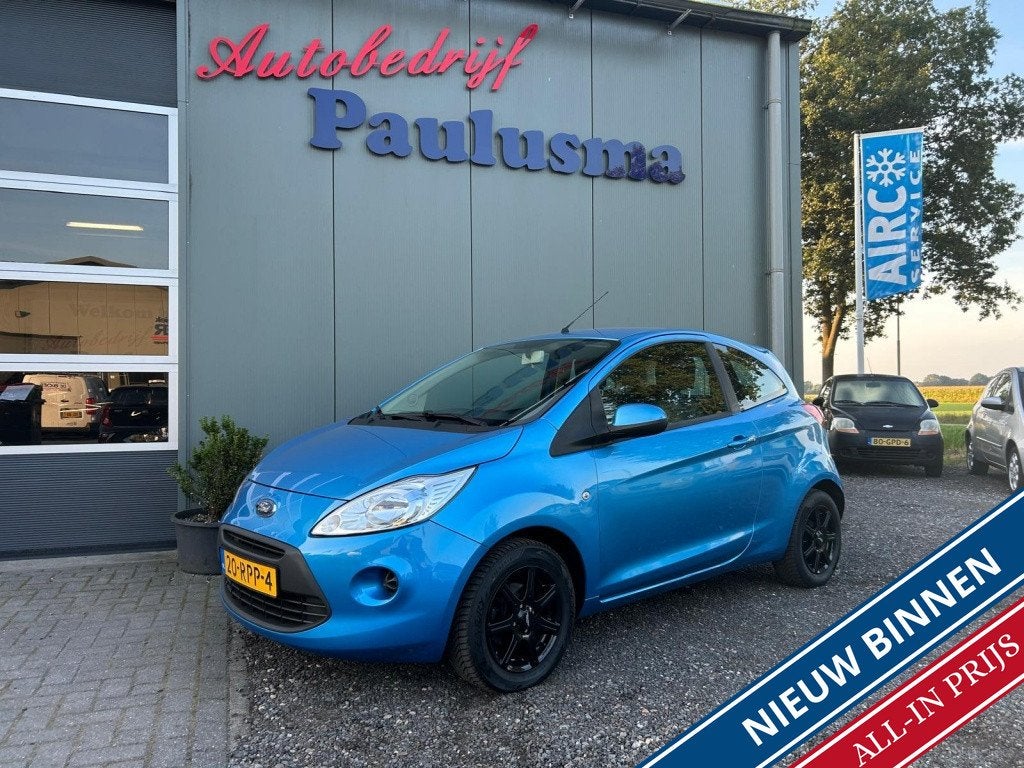 Ford Ka 1.2 Cool & Sound s/s Airco|Lm-velgen|Elec.pak, Voorwielaandrijving, Euro 5, Stof, Gebruikt