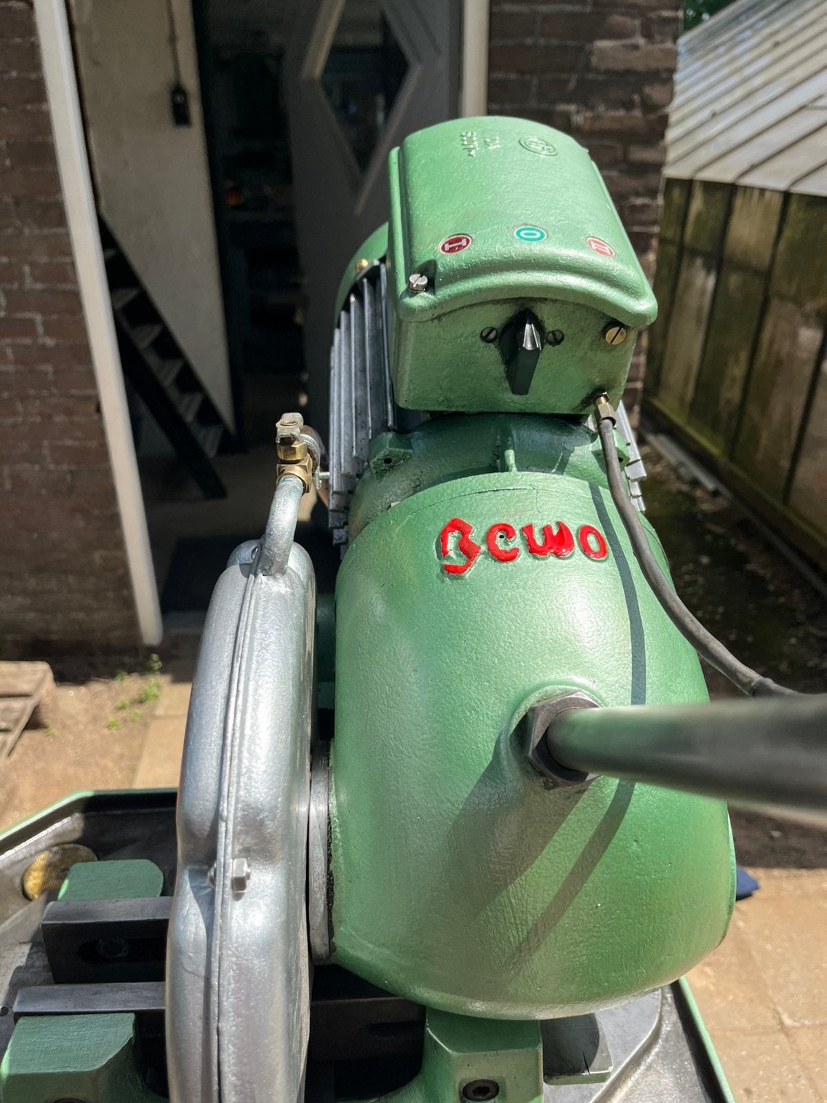 Bewo. Afkortzaag, Doe-het-zelf en Verbouw, Gebruikt, Ophalen of Verzenden, Afkortzaag, 30 tot 70 mm