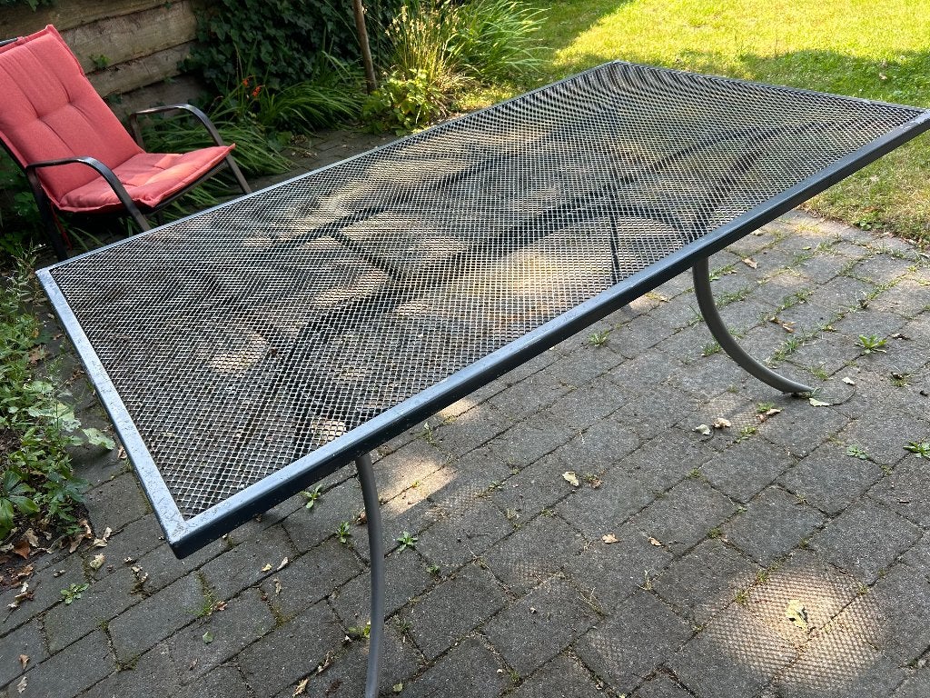Tuintafel, Tuin en Terras, Tuintafels, Ophalen, Gebruikt, Rechthoekig, Aluminium