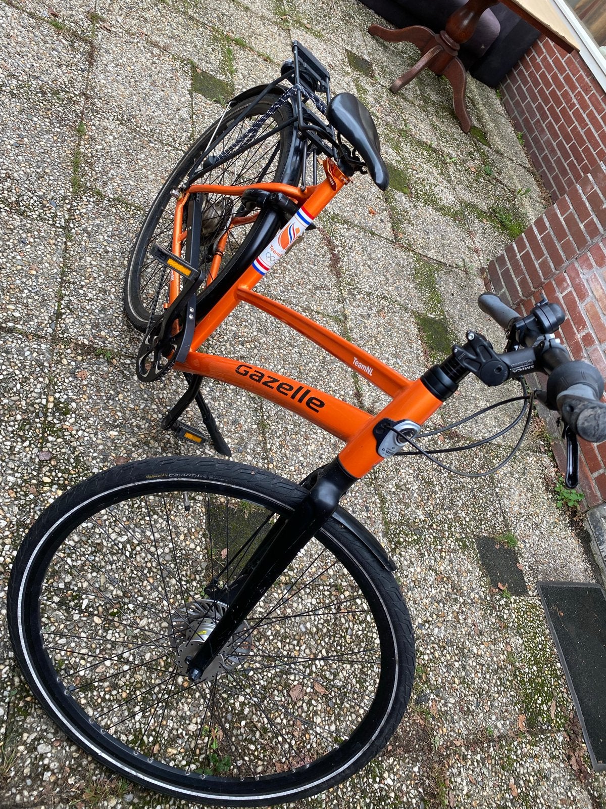 Gazelle fiets - Oranje, zo goed als nieuw, Ophalen, Versnellingen, Zo goed als nieuw, 50 tot 53 cm