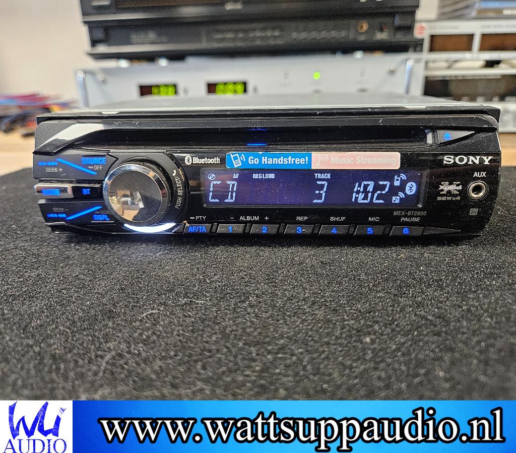 SONY MEX-BT2800 XPLOD Headunit CD/AUX/BT Autoradio, Gebruikt, ., Ophalen of Verzenden, .