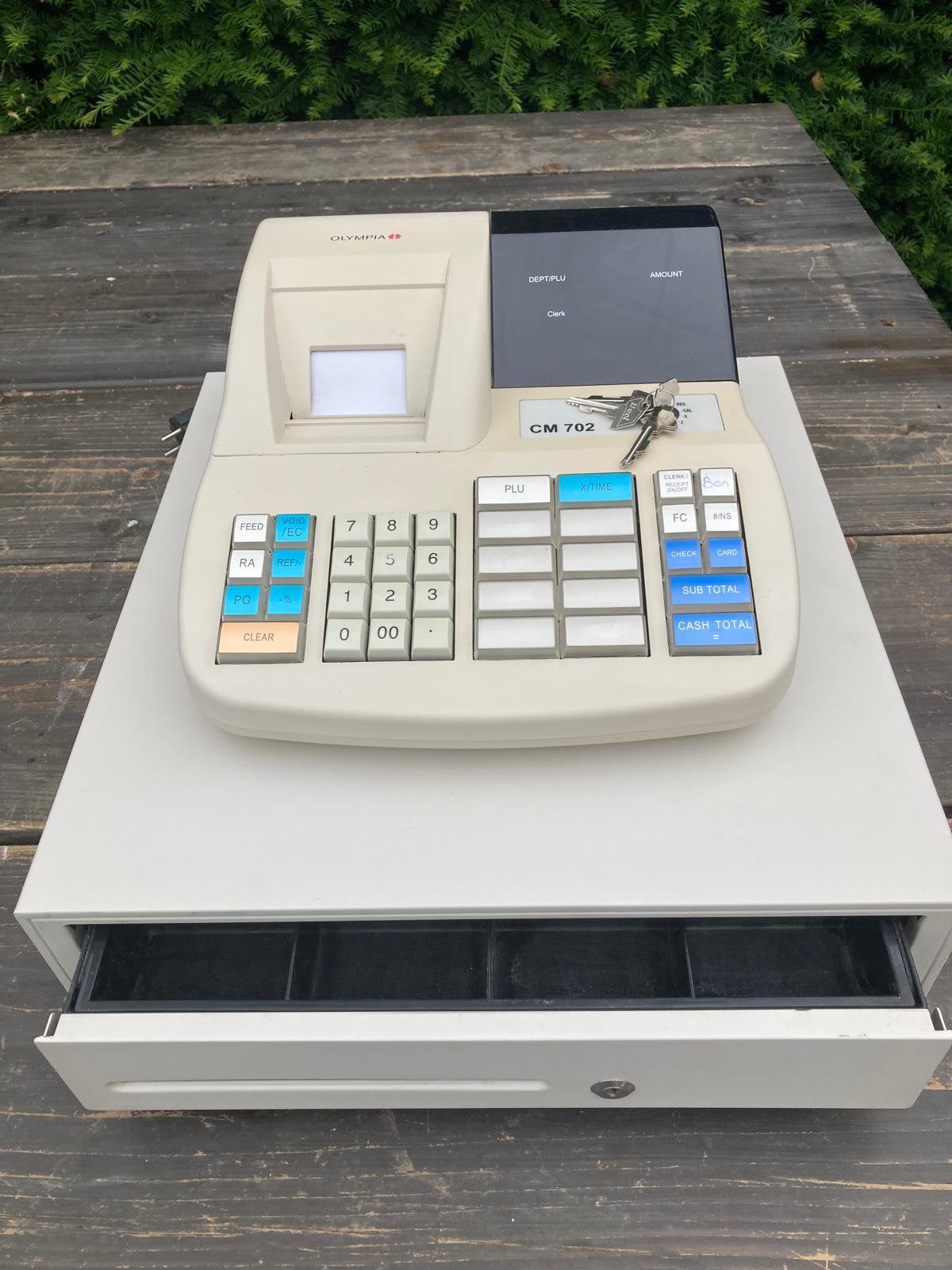 Kassa Olympia CM 702, Ophalen