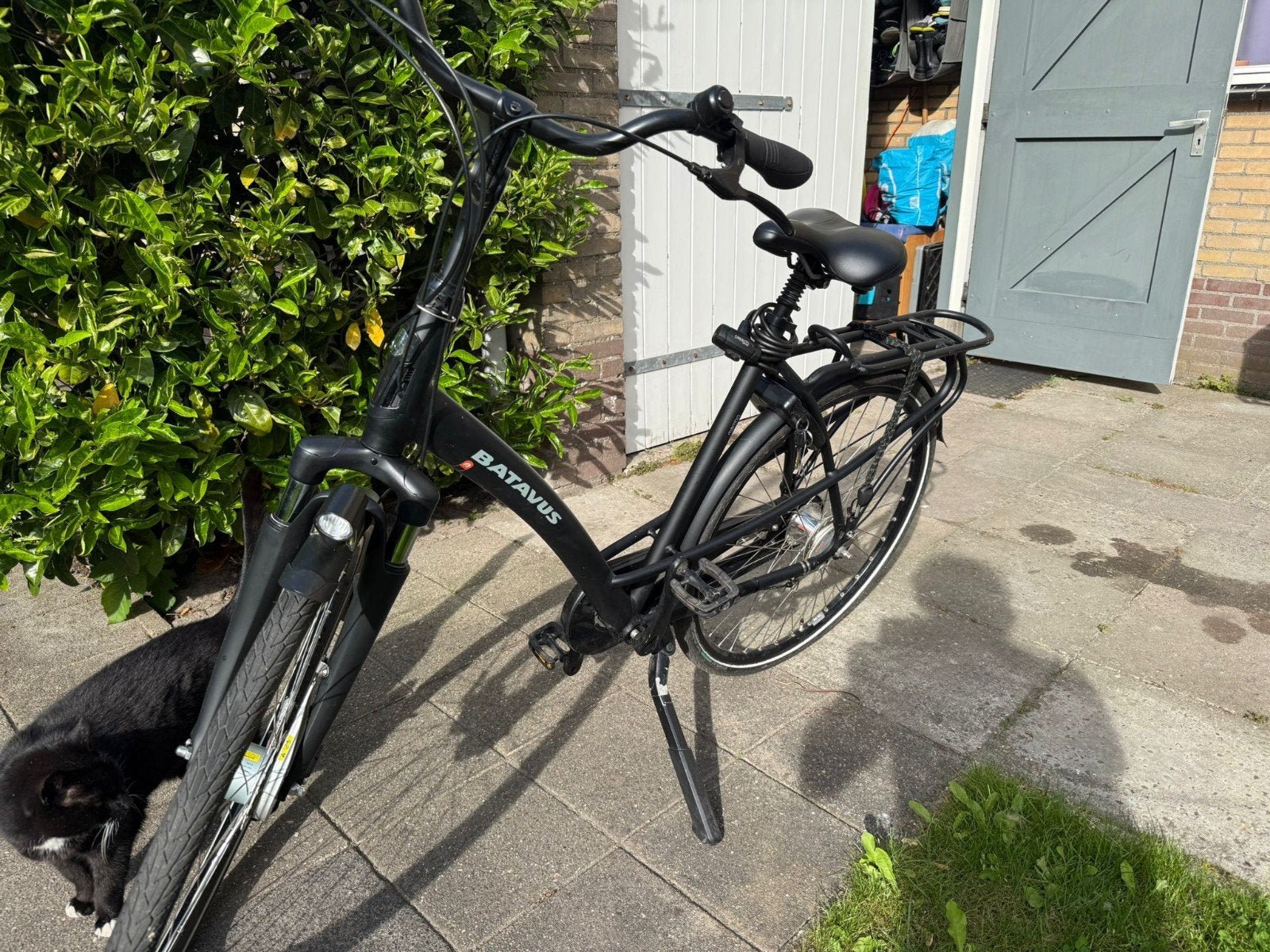 Batavus mambo damesfiets zwart framemaat 57, Fietsen en Brommers, Fietsen | Dames | Damesfietsen, Ophalen, Gebruikt, Velgrem, Versnellingen