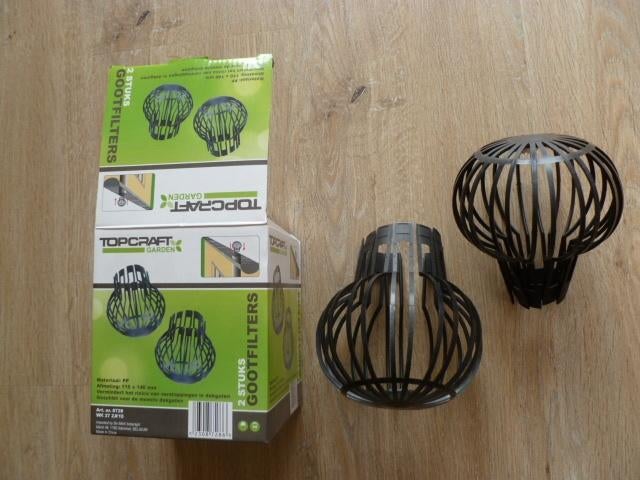 Dakgoot / regenpijp filters. 2 stuks. Nieuw in doosje., Pvc, Overige typen, Nieuw, Ophalen of Verzenden