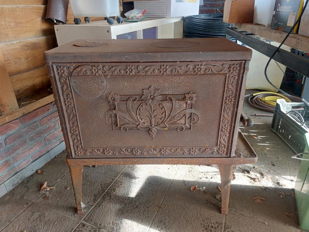 Houtkachel Godin, Huis en Inrichting, Kachels, Ophalen, Gebruikt, Hout, Houtkachel