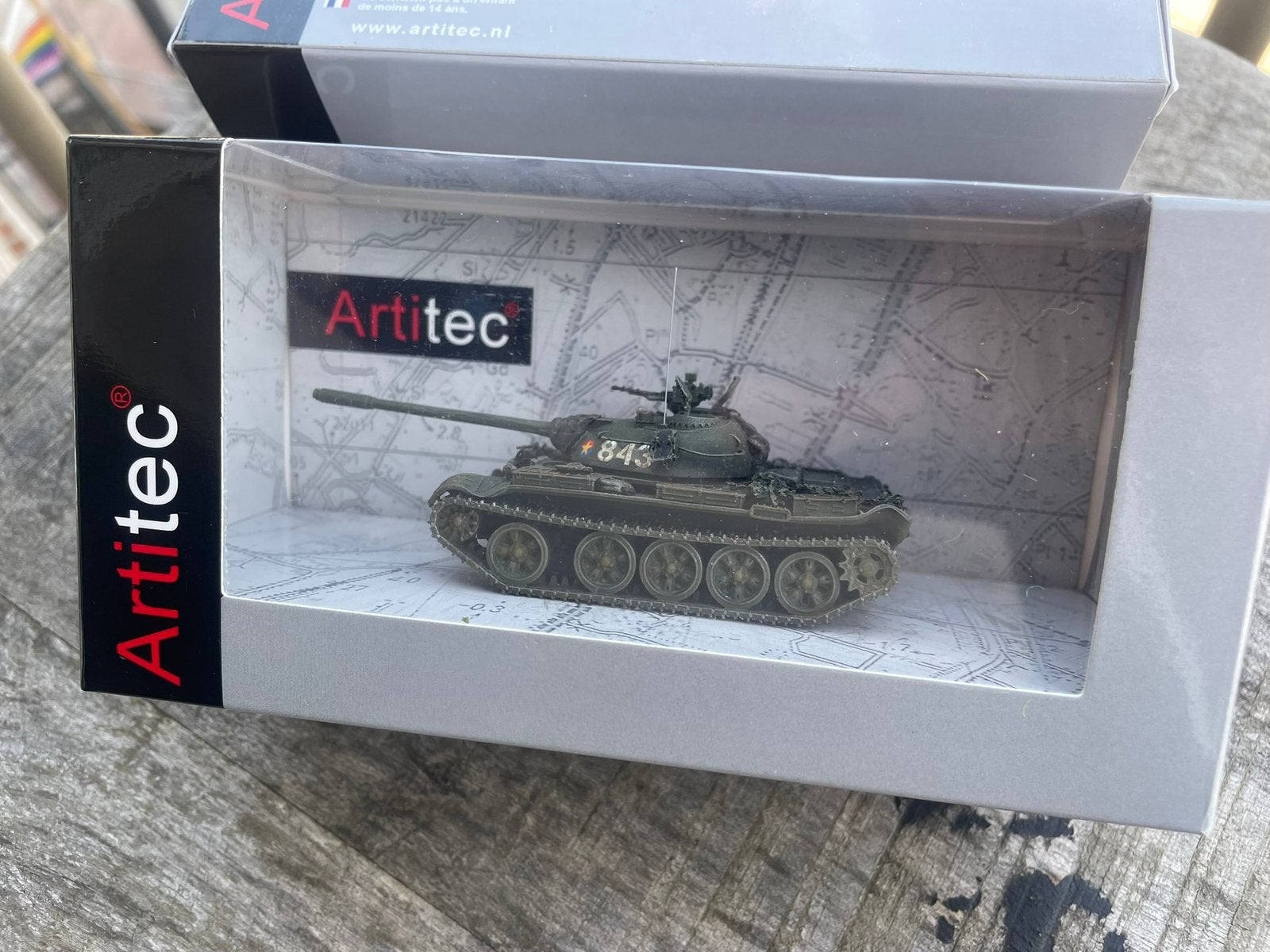 T-54 tank, Ophalen of Verzenden, Zo goed als nieuw, Hijskraan, Tractor of Landbouw, Herpa