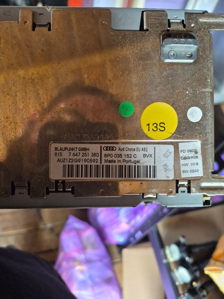 Audi A3 8p autoradio origineel, Ophalen of Verzenden, Gebruikt