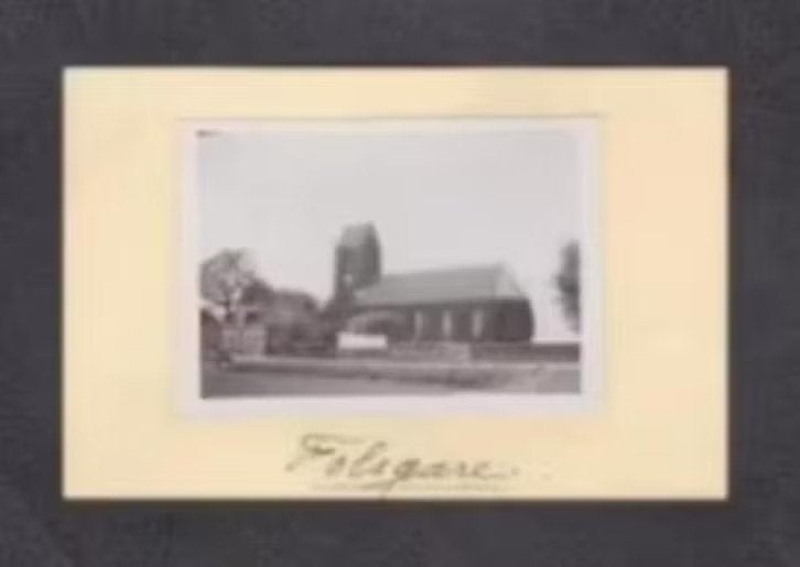 Foto Folsgare Friesland Laurentiuskerk Jaren 30., Foto, Ophalen of Verzenden, Zo goed als nieuw, Gebouw