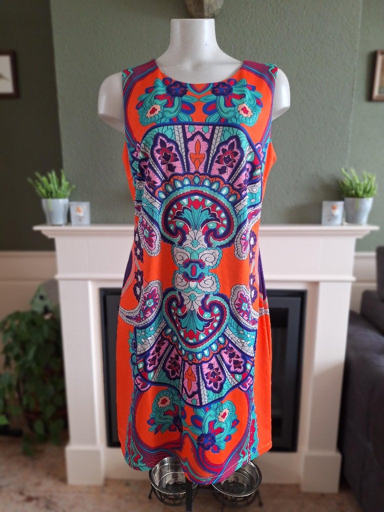 Lola en Liza fantastisch jurk jurkje 42 L, Kleding | Dames, Verzenden, Maat 42/44 (L), Oranje, Zo goed als nieuw