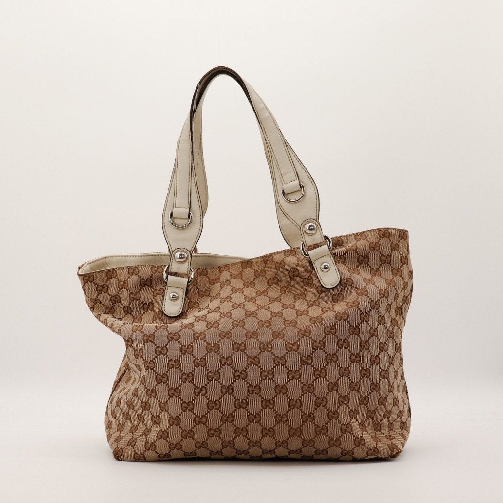 Gucci Horsebit 36x27x15 cm shopper, Verzenden, Gebruikt, Beige, Shopper