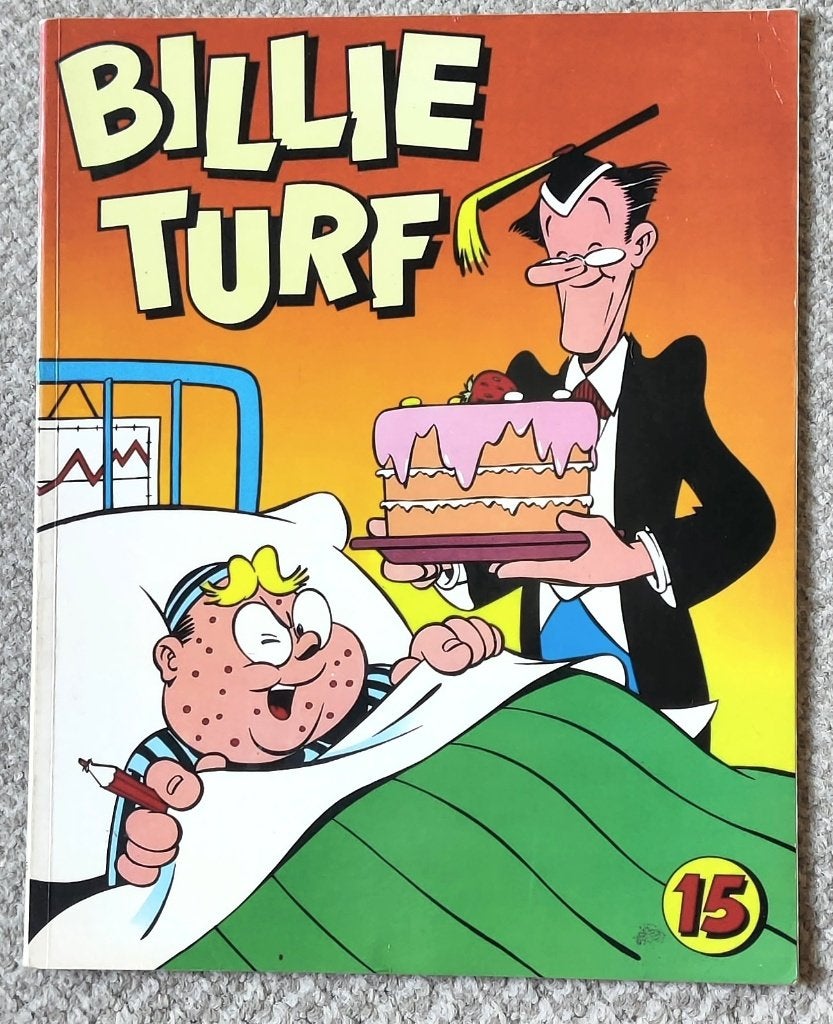 Stripboek Billy Turf deel 15 van 1977 in goede staat, Boeken, Eén stripboek, Ophalen of Verzenden, Gelezen