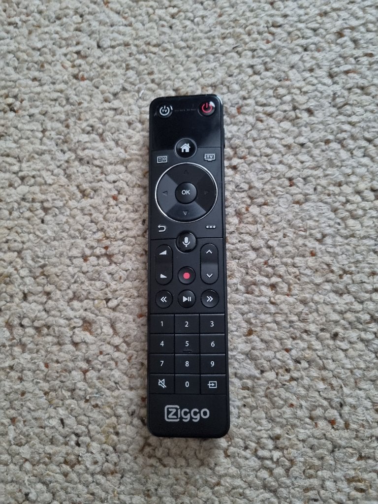 afstandbediening mediabox ziggo, Ophalen, Zo goed als nieuw, Origineel