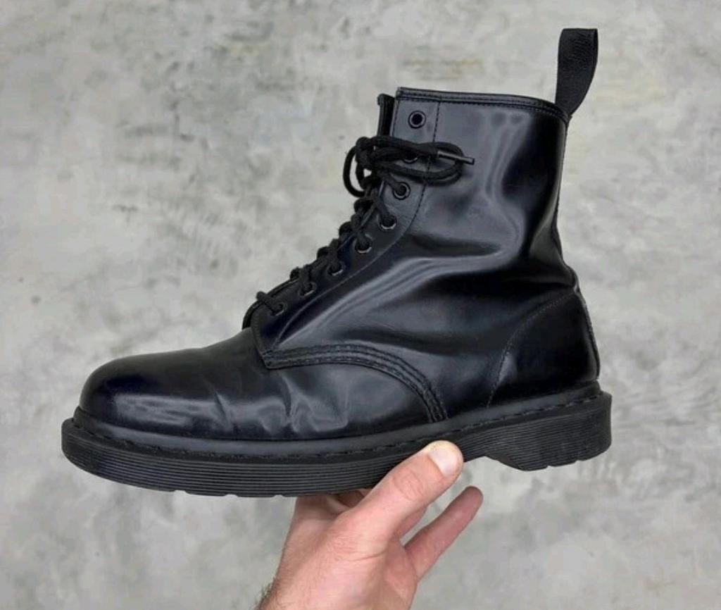 Geheel zwarte dr. martens 44.5, Ophalen of Verzenden, Zo goed als nieuw, Dr. Martens