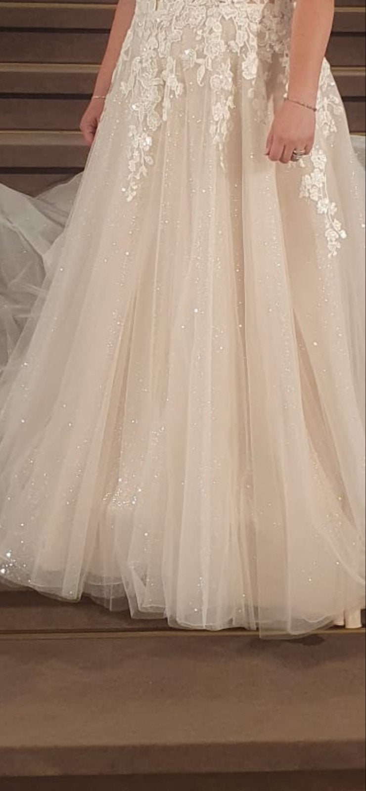 Modeca Dafna trouwjurk maat 48 incl. onderrok - Nieuw!, Ophalen, Nieuw, Wit, Trouwjurk